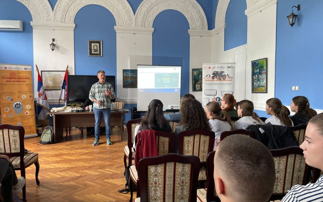 Students detected lies at the “Miloje Vasić” Secondary School